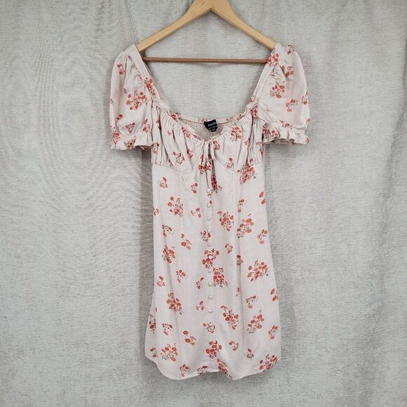 Bardot Lucinta Mini Dress Floral Puff Sleeve Mini Dress - Picture 3 of 10